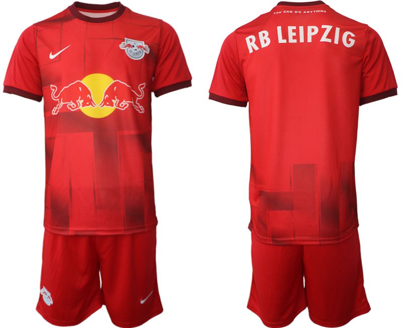 Men 2022-2023 Club RB Leipzig away red blank Soccer Jersey